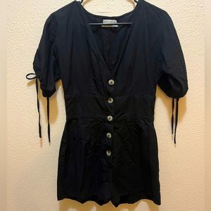 Sold Elsewhere - Urban Outfitters Button up Romper